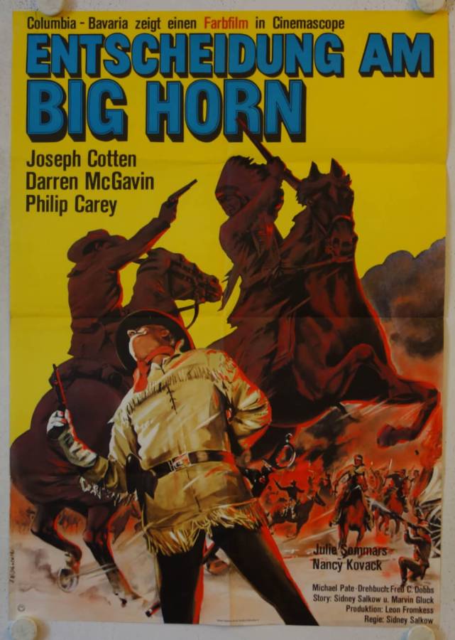 The Great Sioux Massacre original release german movie poster